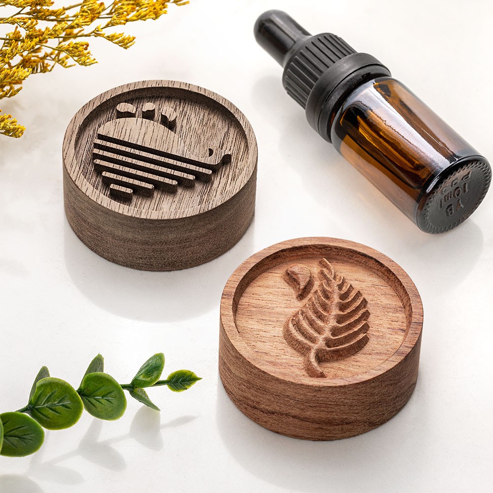 Wooden Hand Carved Essential Oil Diffusers, Air Fresh Aroma Diffusers, Car Diffusers, Home Decor, Housewarming/Party Gifts, Gifts for Friends/Family