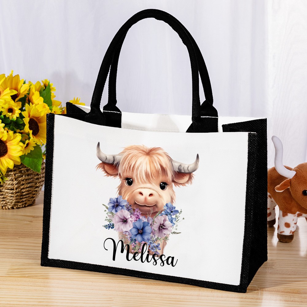 highland cow bag