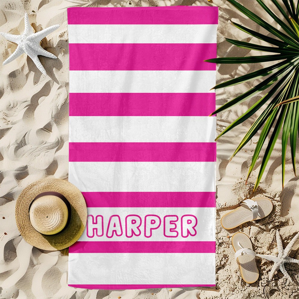 custom beach towels