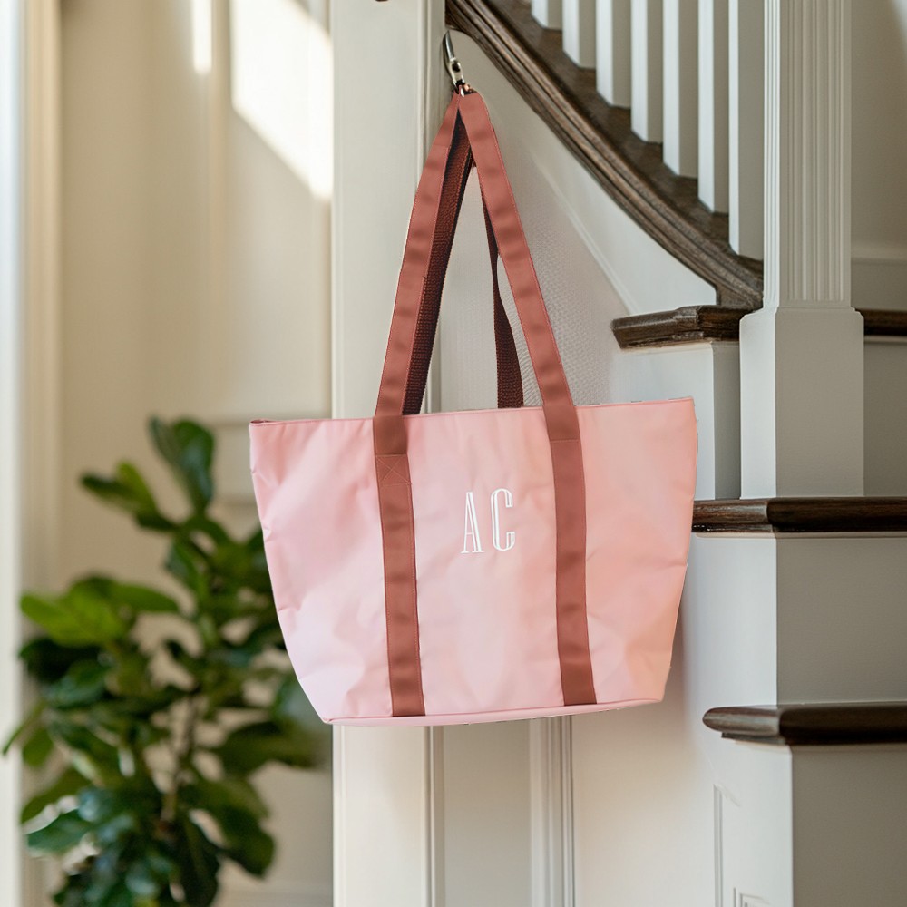 Embroidered Canvas Tote Bag