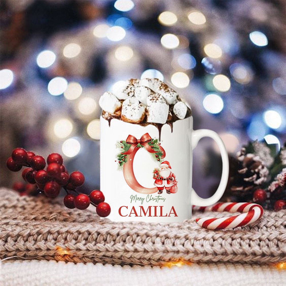 Christmas mug with name