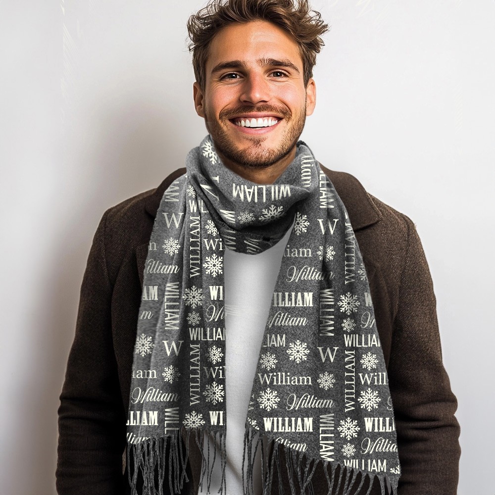 Personalized name Scarf