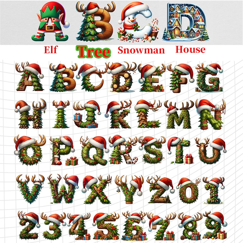 Autocollants Amovibles Noël YULOONG | Père Noël, Sapin, Bonhomme De Neige, Flocons, Cerf