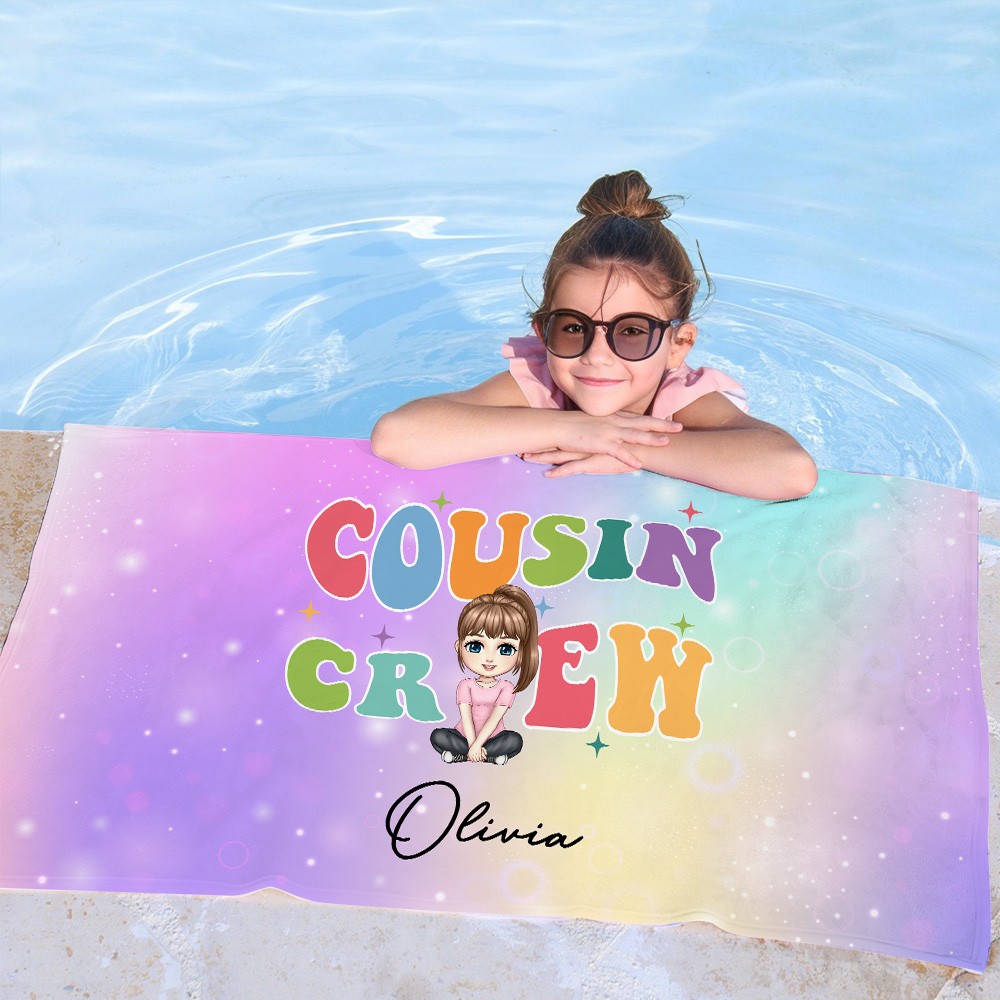 beach towel with name