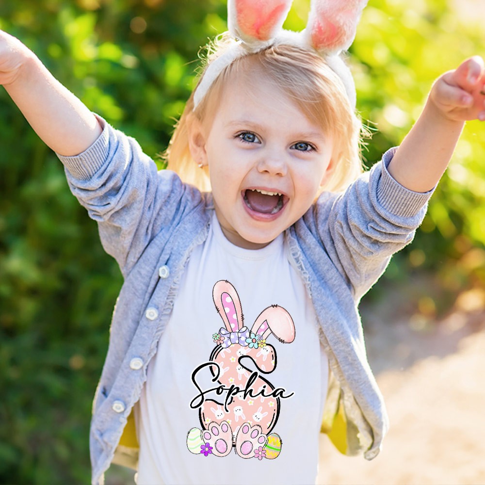 Easter T-Shirt With Alphabet