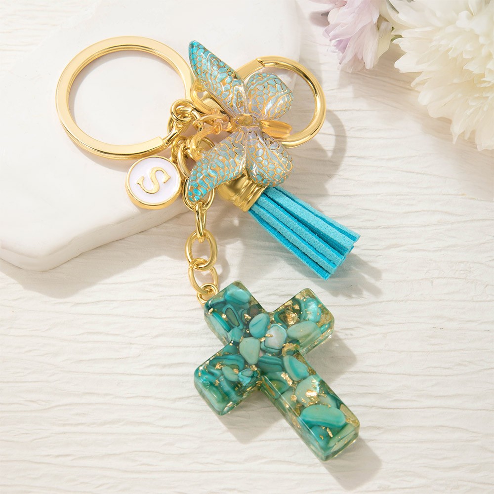 Cross Keychain