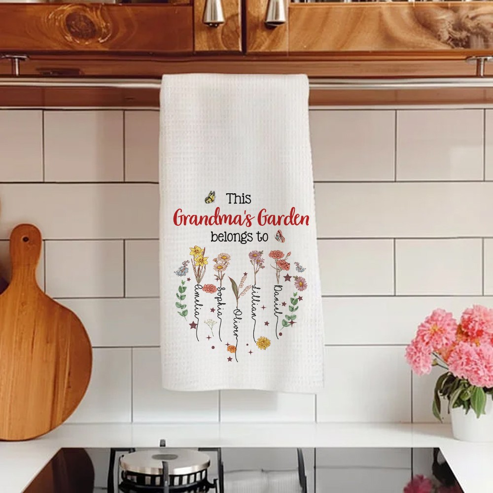 Birthflower Tea Towels