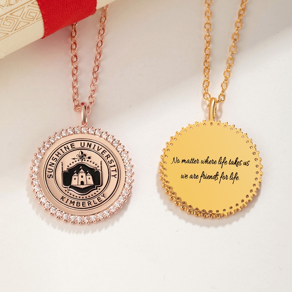 University logo pendant