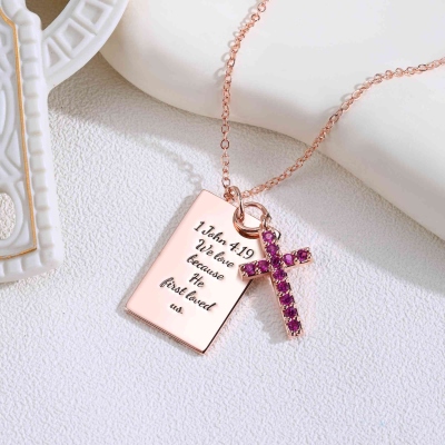bible verse necklace