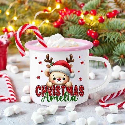 personalized enamel mug