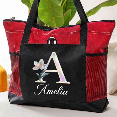birthflower tote bag