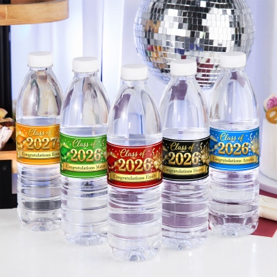 etiketter för vattenflaskor