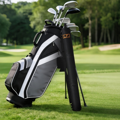 Personalized Name Beer Sleeve, Canvas Golf Beer Can Bag, Can Carrier Bag, Fathers Day/Birthday/Anniversary Gift for Dad/Grandpa/Husband/Boyfriend