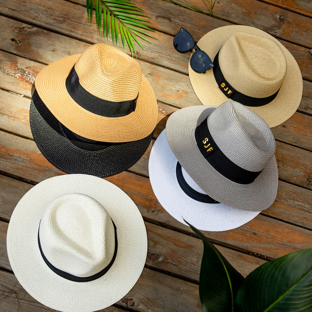 Chapeau Panama personnalisé | Obtenircollierprenom