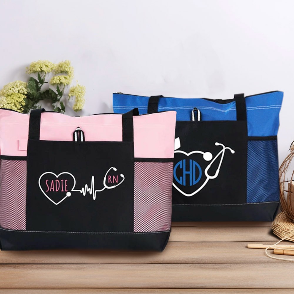 Sacs Fourre-tout Personnalisés Pour Infirmière Multi-designs