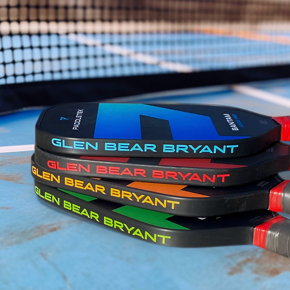 (Set of 3pcs)Custom Pickleball Paddle Decals Name Label Stickers, Edge