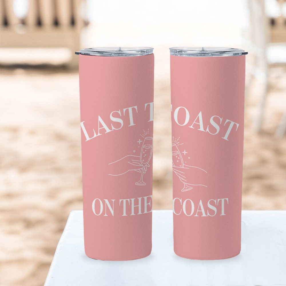 Customized Last Toast on the Coast Bachelorette Party Cup