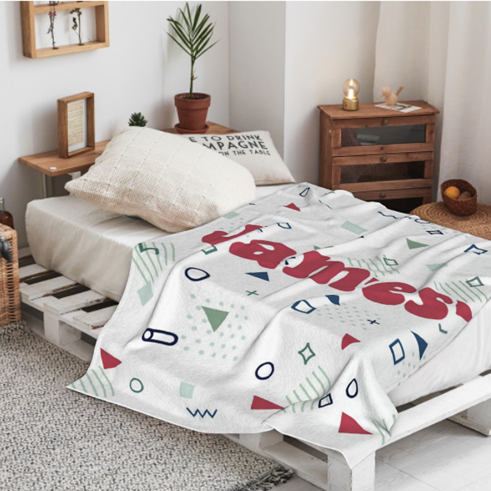 Jungle Animals Print Blanket