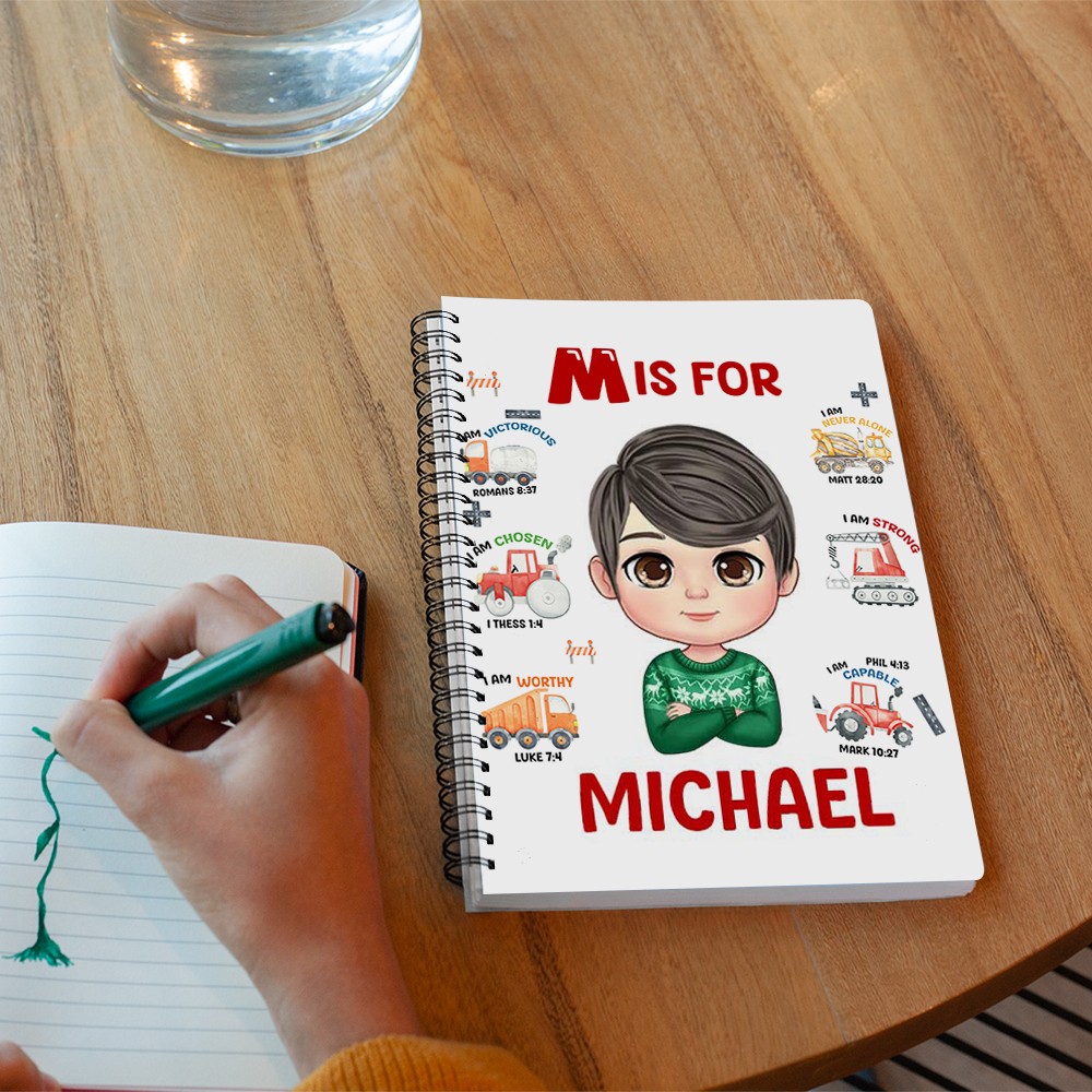 Cartoon character notebook