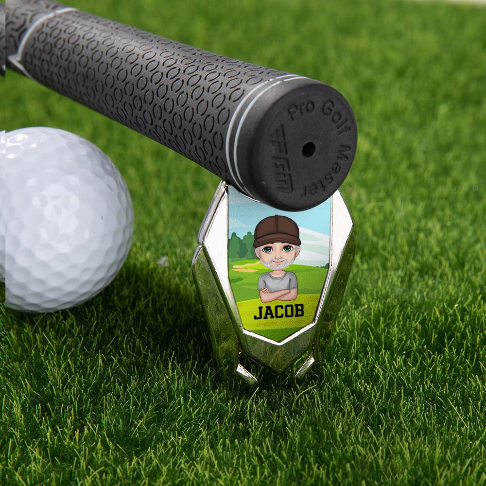 Golf divot tool