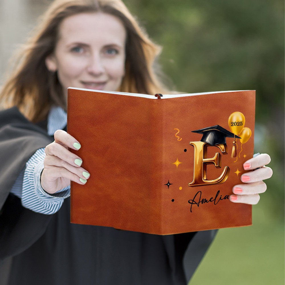 notebook with alphabet