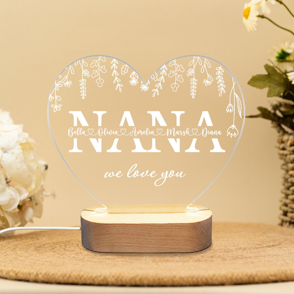 personalized night light