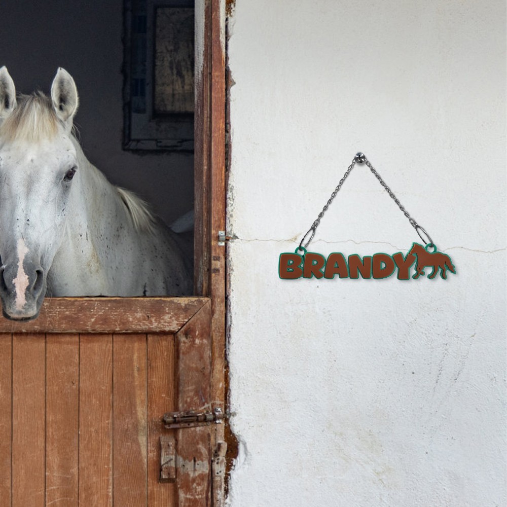 horse farm sign