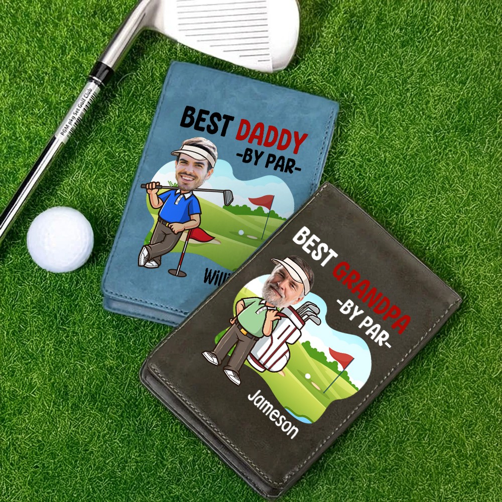 Leather Golf Scorecard Holder