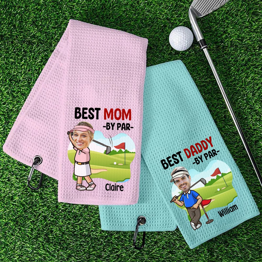 golf towel with name