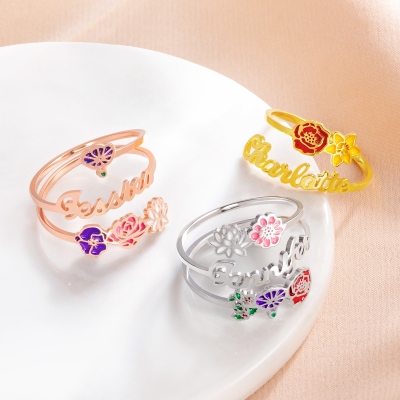 Custom adjustable ring