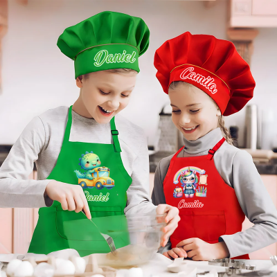 personalized cartoon apron