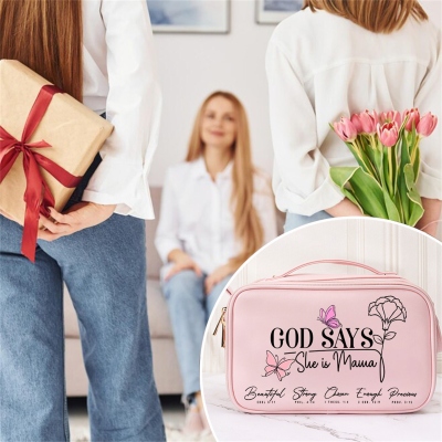 personalized cosmetic bag