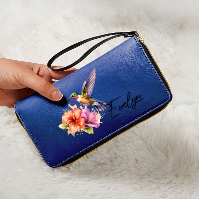 leather purse