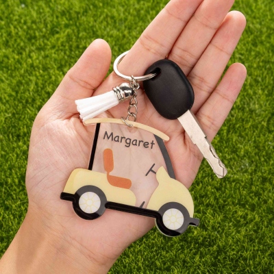 Golf ball Keychain