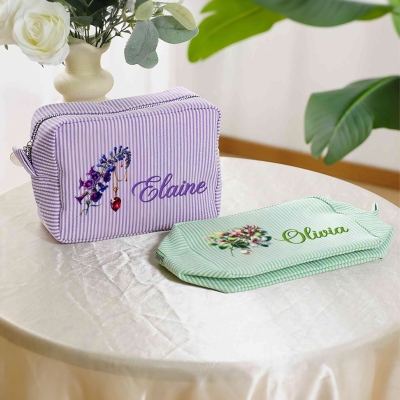 personalized cosmetic bag