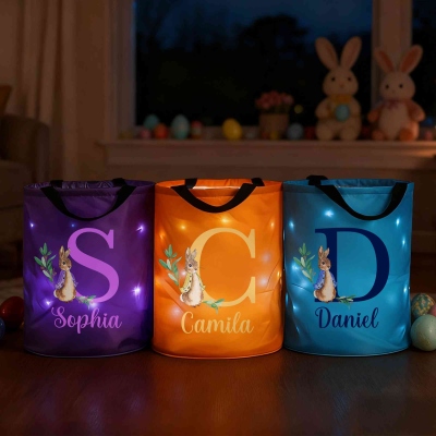 Easter egg basket  with name