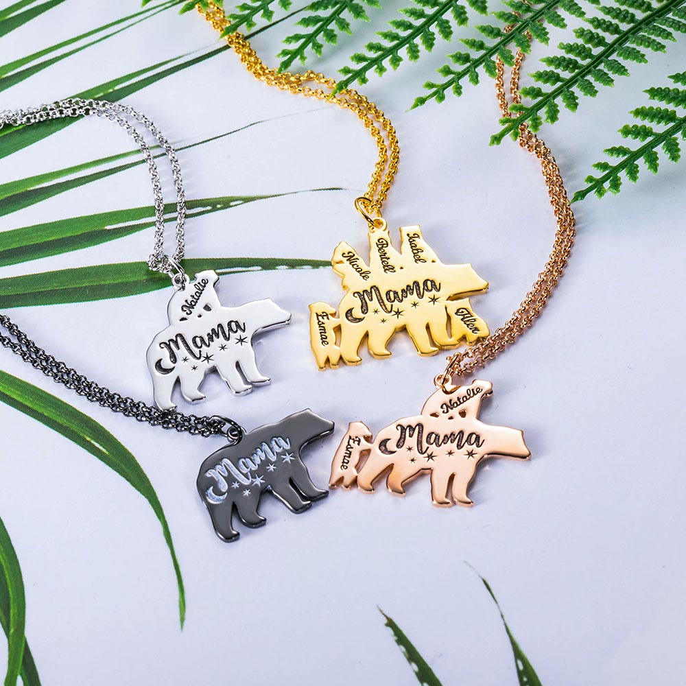 custom mama bear necklace