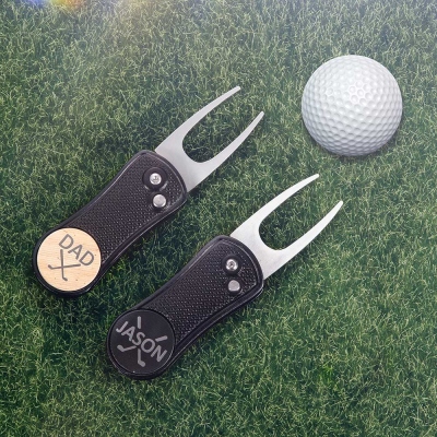 Custom Golf Ball Marker Divot Tool for Men's Gift