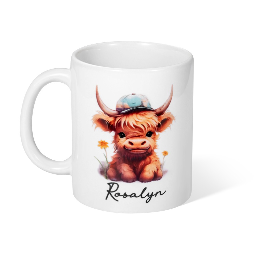 highland cow mug
