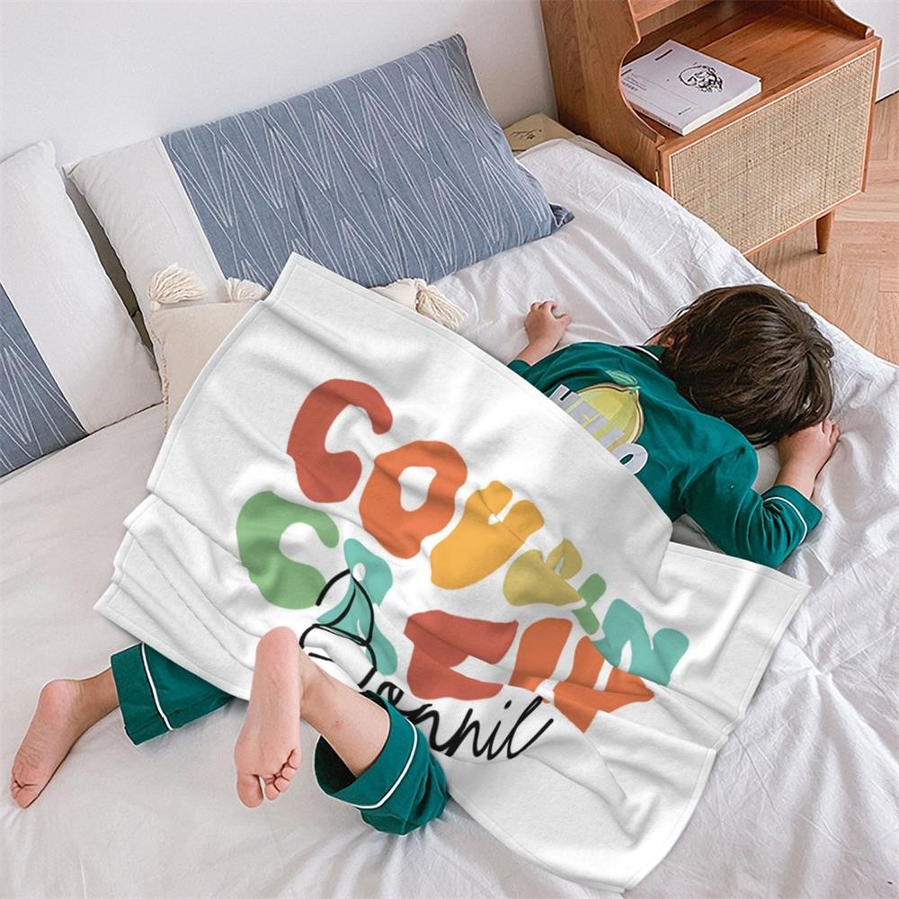 Personalized Cousin Crew Blanket, Family Gift