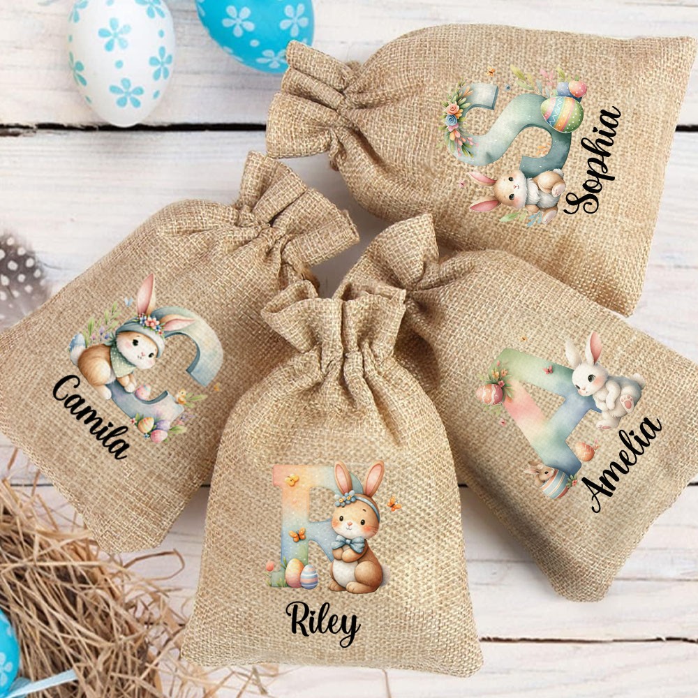 Easter Treat Bags with Name