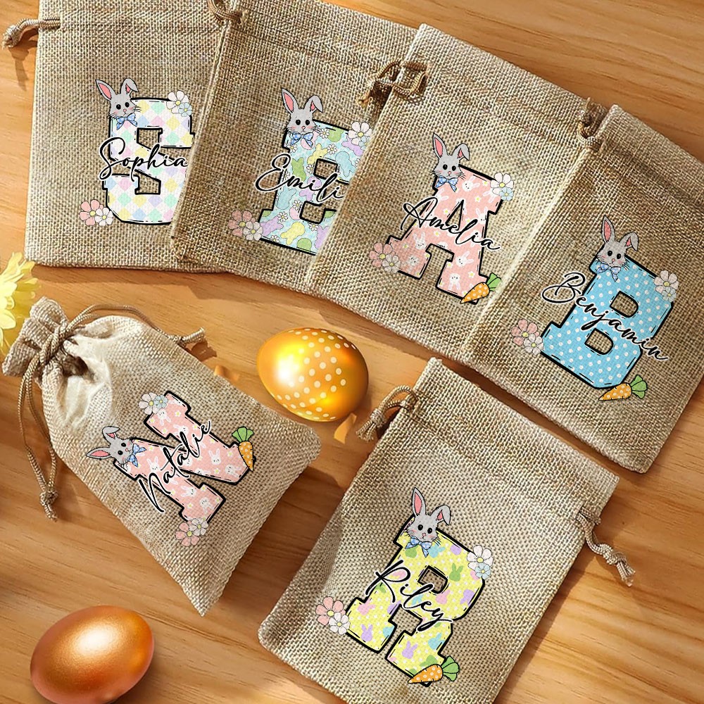 Easter Treat Bags with Name