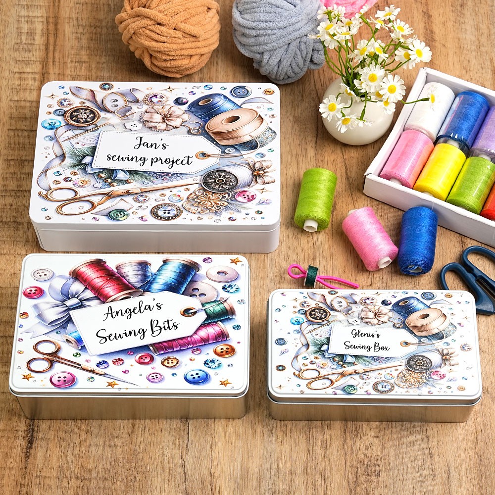 personalised sewing storage