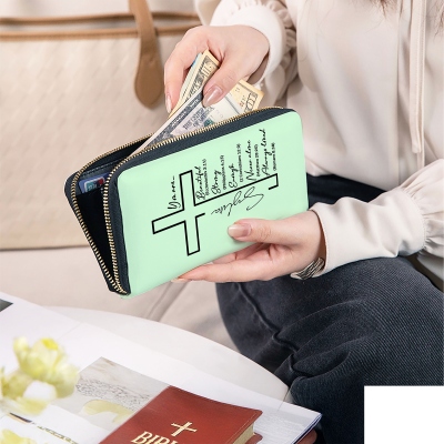 leather purse