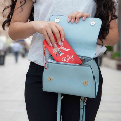 vegan leather wallet for women