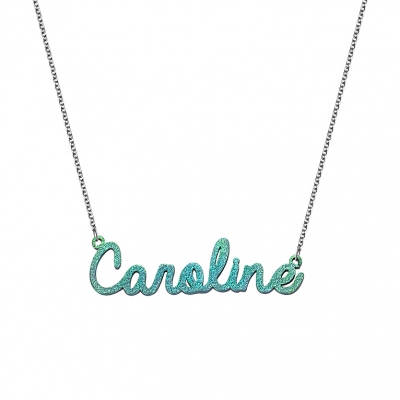 Personalized Colored Name Necklace