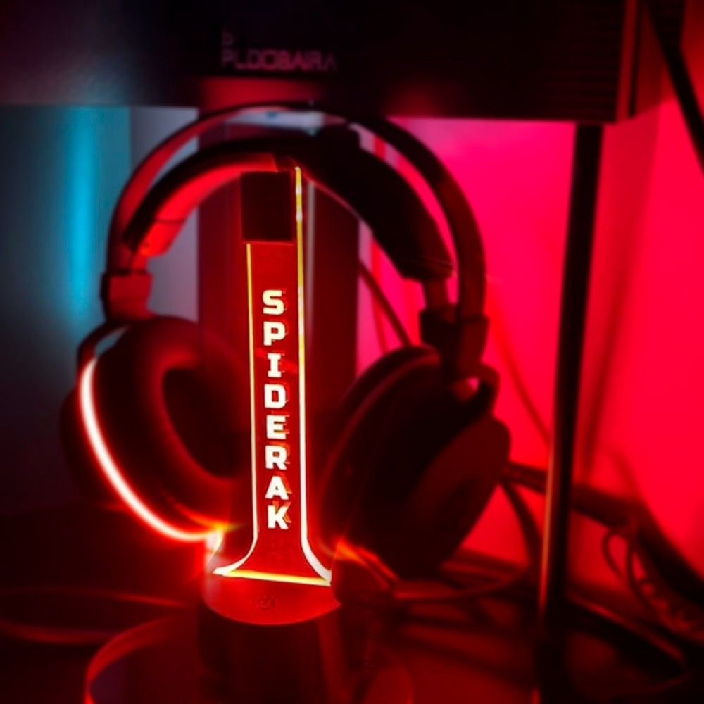 Personalized Headphone Stand, Name Customization Stand, MultiColors