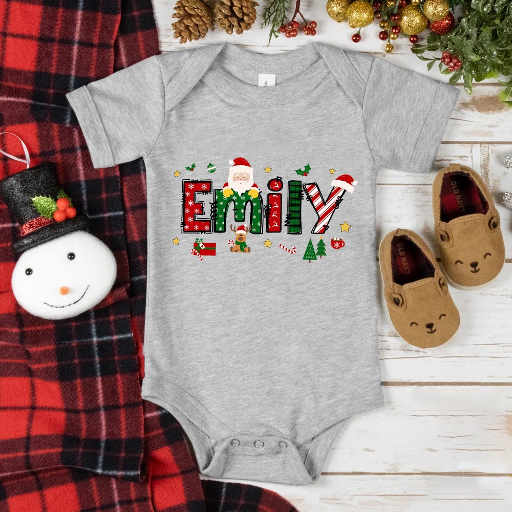 Christmas T-shirt with name