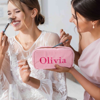 corduroy makeup bag