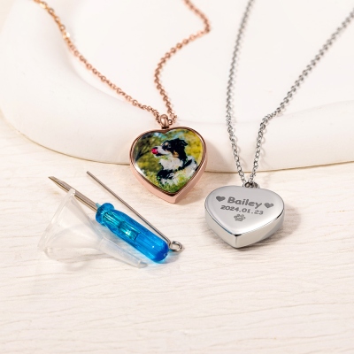 Custom ashes necklace